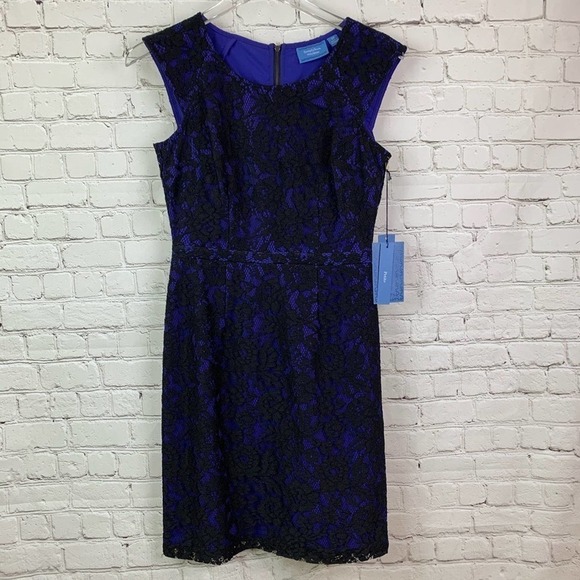 Simply Vera Vera Wang Dresses & Skirts - 𝅺KOHL’S Simply Vera Blue/Purple & Black Lace Dress 2P